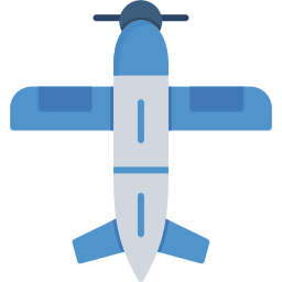 monoplano Ícone