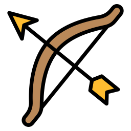 Archery bow icon
