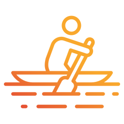 Rowing boat icon