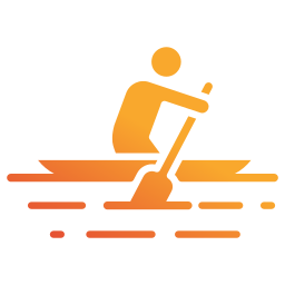 Rowing boat icon
