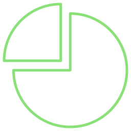 diagramme circulaire Icône