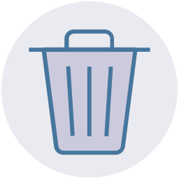 papelera de reciclaje icono