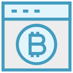 cuenta bitcoin icono