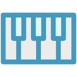tastiera digitale icona