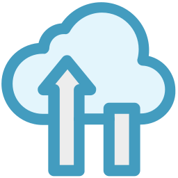 Cloud computing concept icon