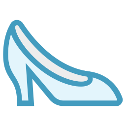 vrouw schoen icoon