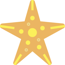 Estrelas do mar Ícone