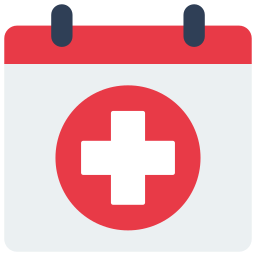 Hospital appointment icon