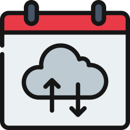 Cloud transfer icon