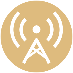 wi-fi 신호 안테나 icon