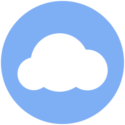 Sky cloud icon