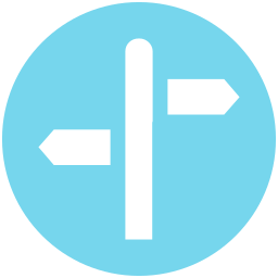 flecha apuntando icono