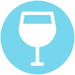 Wine glasses icon