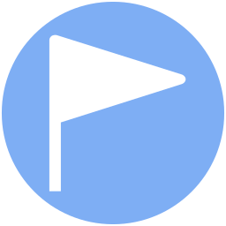 einfache flagge icon
