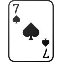 Seven of spades icon