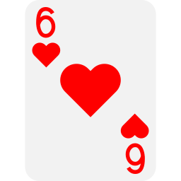 Six of hearts icon