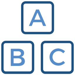 alfabet ikona