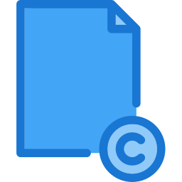diritto d'autore icona