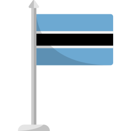 botswaanse vlag icoon