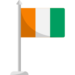 bandeira da costa do marfim Ícone