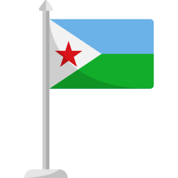 bandera de yibuti icono