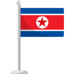 nordkorea flagge icon