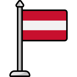 vlag van oostenrijk icoon