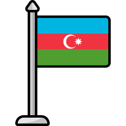 azerbeidzjaanse vlag icoon
