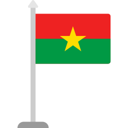 burkina faso flagge icon