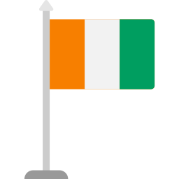 bandeira da costa do marfim Ícone