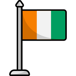 bandiera della costa d'avorio icona
