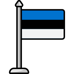 bandiera dell'estonia icona