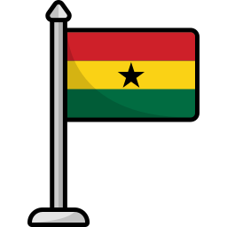 ghana flagge icon