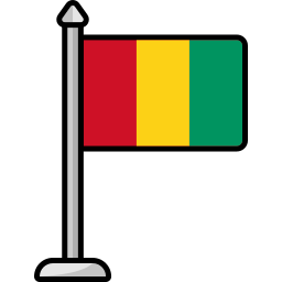 drapeau de la guinée Icône