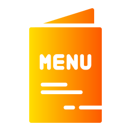 menu restauracji ikona