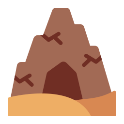 grotte Icône