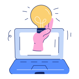 Online idea icon