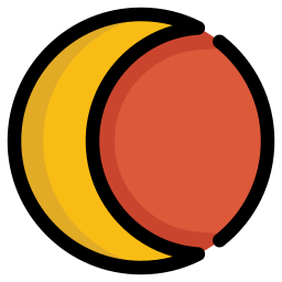 Moon eclipse icon
