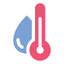 Weather temperature icon