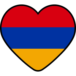 bandera de armenia icono