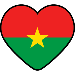 bandiera del burkina faso icona