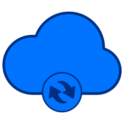 toegang tot de cloud icoon