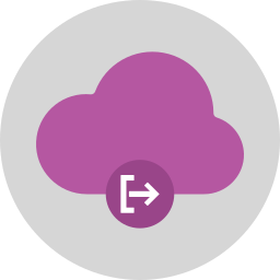 Cloud access icon