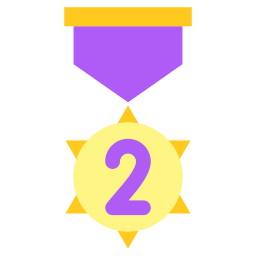 insigne de 2ème position Icône