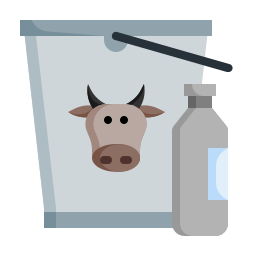 latte di mucca icona