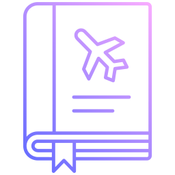 Travel guidebook icon