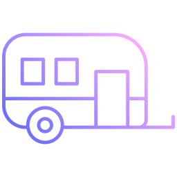 Travel trailer icon