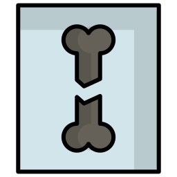 X-ray bone icon