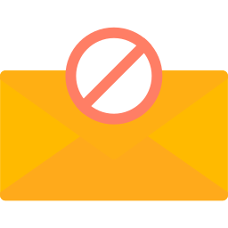 bloqueador de correo electrónico icono