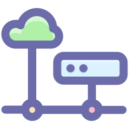 Cloud network icon